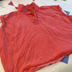 We The Free Vibrant Red Top